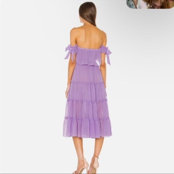 Misa LA off the shoulder midi dress size small - Picture 4 of 6